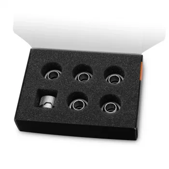 EK Water Blocks EK-Quantum Torque HDC 12 -liitin, 6 kpl:n pakkaus, satiinititaani