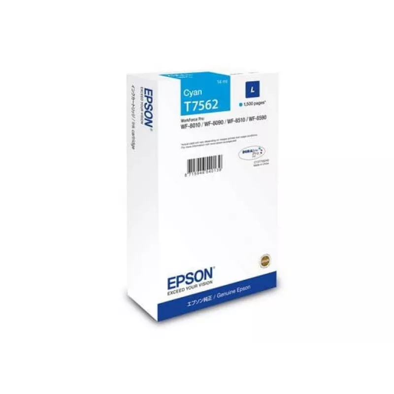 Epson C13T75624N mustekasetti 1 kpl alkuperäinen syaani