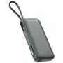 Powerbank 4smarts 541603 — Li-Ion 20000 mAh, USB-C + USB-A, 165W kokonaisteho, 5A, harmaa