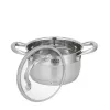 Pyöreä ruostumattomasta teräksestä valmistettu kattila Resto Kitchenware Libra 1,9 L