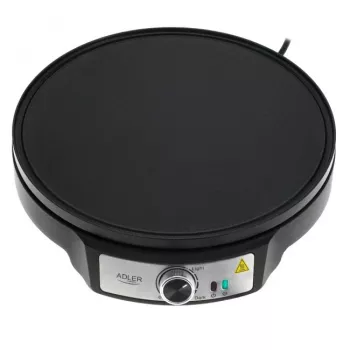 Adler AD 3093 2-in-1 kaksipuolinen sähköinen kreppirauta, 1600 W, musta