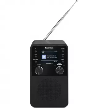 Digitaaliradio TECHNISAT DigitRadio 317 — musta, FM- ja DAB+-vastaanotto