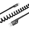 Baseus spiraalikaapeli Lightning 1m 2A (musta)