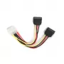 SATA-kaapeli Gembird CC-SATA-PSY-0.3M monivärinen