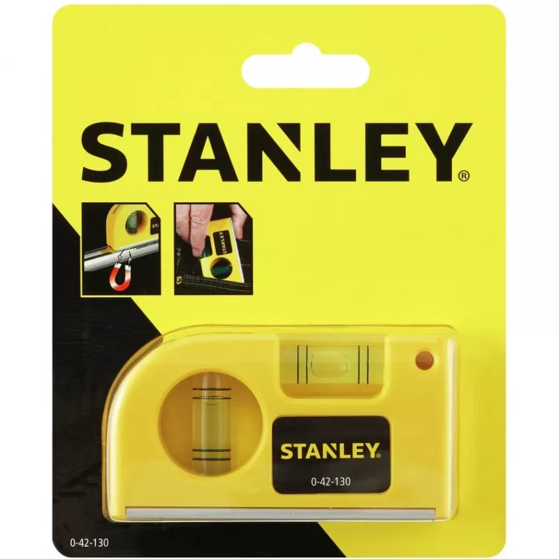 Stanley by Black & Decker 0-42-130 taskuvesivaaka 8,7 cm 2 mm/m