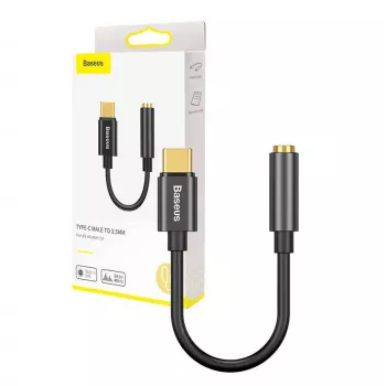 Kaapelisovitin Baseus CATL54-01 Type-C - 3,5 mm, musta