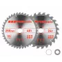 CMT pyörösahanteräsarja 250 x 30 mm, 24/40 hammasta, HM, kaksi terää