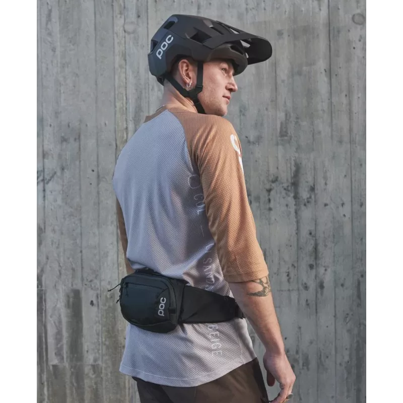 Vyölaukku POC Lamina Hip Pack, 2 L, musta (Uranium musta), unisex