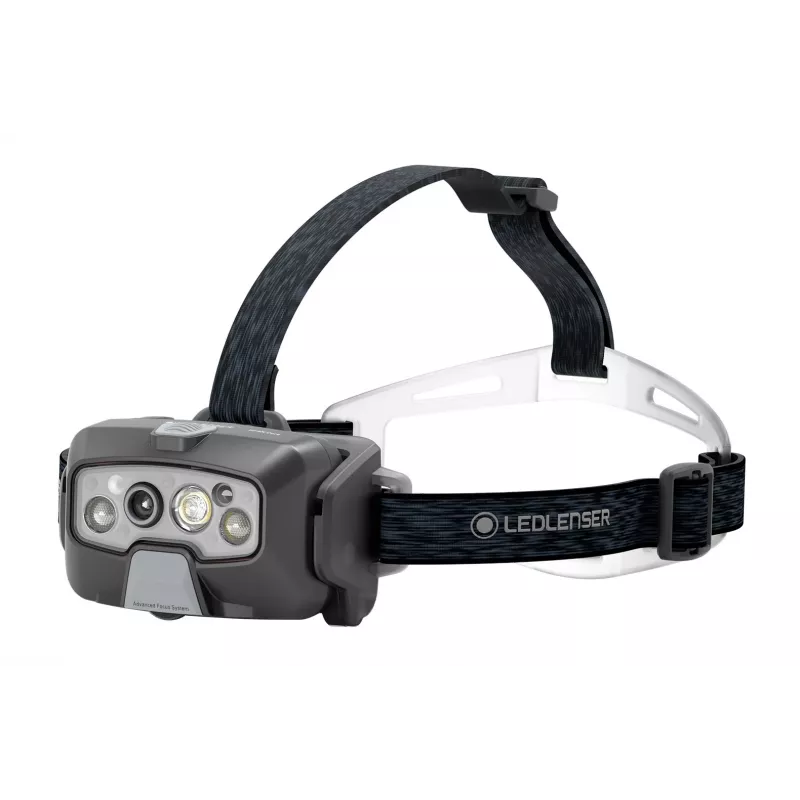 LED-otsalamppu Ledlenser HF8R Core musta
