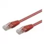 Wentronic Goobay CAT 5e liitäntäkaapeli, U/UTP, punainen, 5 m - CCA kuparisekoitus (68379)