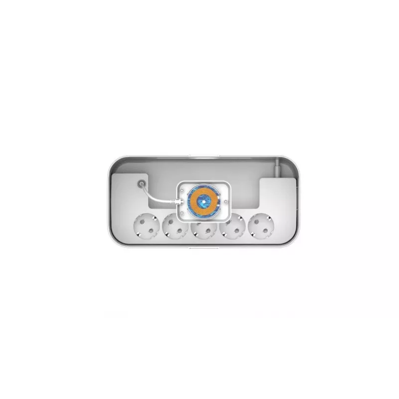 Jatkojohto Energizer EPB2500W03EU — 2 m kaapeli, 5 pistorasiaa, 2500 W, sisäkäyttöön, valkoinen