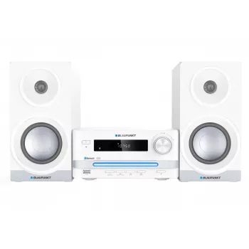 Kotiaudiomikrojärjestelmä BLAUPUNKT MS16BT 15 W, CD/USB/MP3, Bluetooth, FM RDS, valkoinen