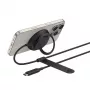 Belkin UltraCharge Qi2 25 W langaton latausalusta tukijalalla, musta (WIA014HQBK)
