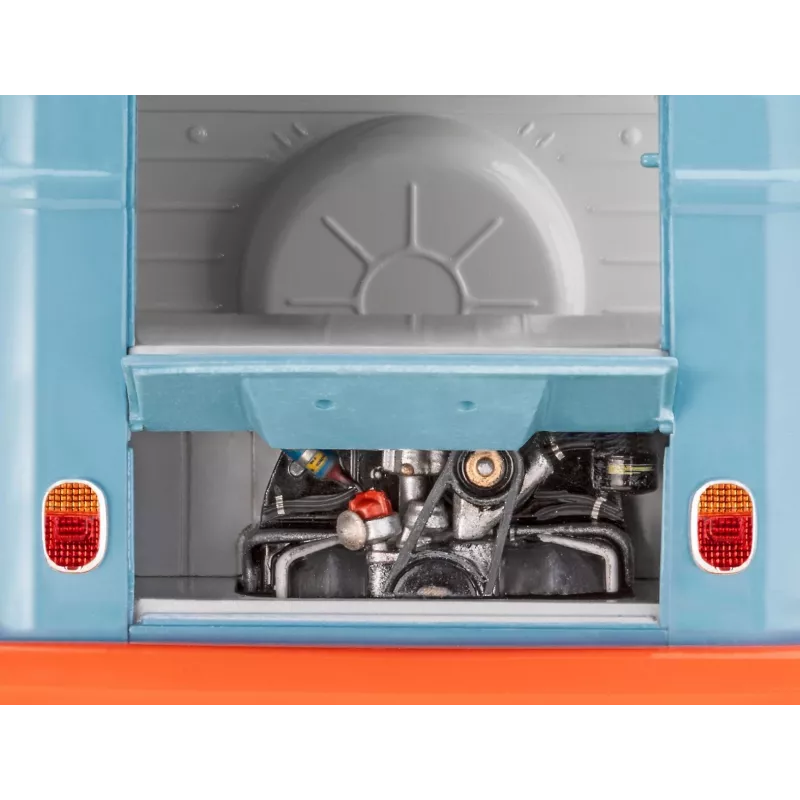 Muovimalli VW T1 Panel Van - Gulf-koristelu 1/24