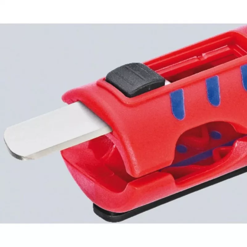 Knipex 16 85 125 SB kaapelinkuorintatyökalu sininen, punainen