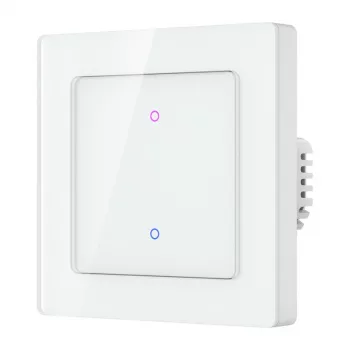 Seinälle asennettava WiFi-kosketusvalokytkin Avatto TS20-EU-W2 — 2-osainen, valkoinen