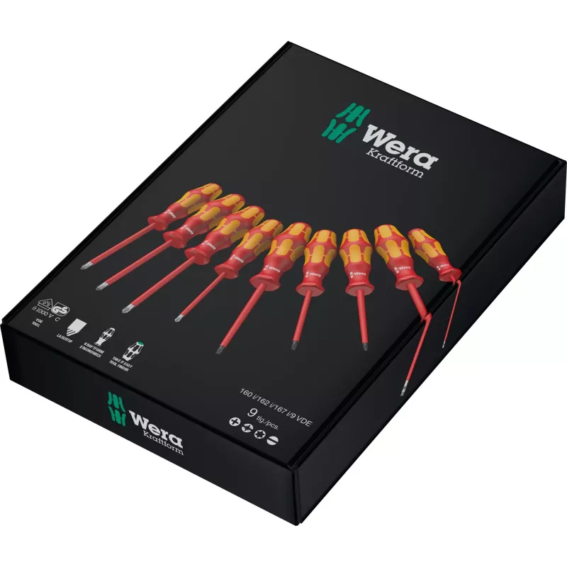 Wera 160 i/162 i/167 i/9 tarkkuusruuvitalttasarja