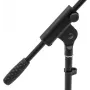 Mikrofoniteline Omnitronic AP-1 musta, korkeussäädettävä, taitettava jalka, 60005852