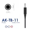 Akyga AK-TB-11 yleisvirtalähde 9 V / 1 A, 9 W, 5,5 x 2,1 mm pistoke, 1,5 m