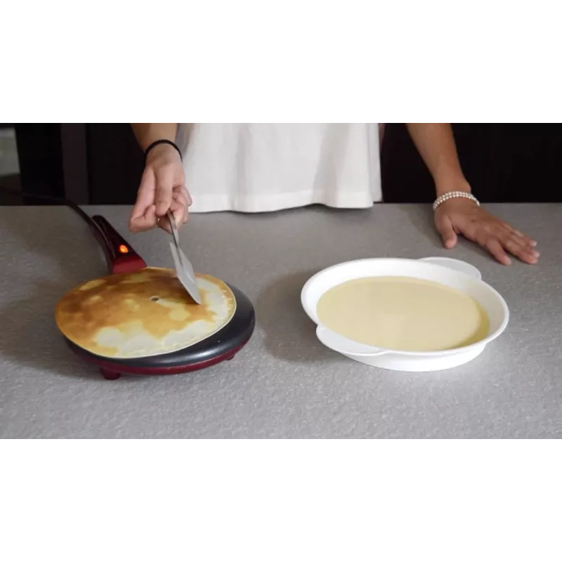 Crêpe-valmistaja Beper BT.710Y – sähköinen ohukaisvalmistaja, tarttumaton levy