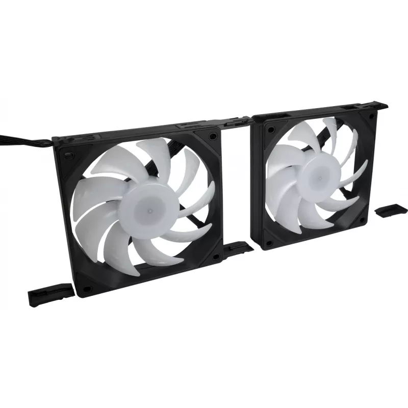 tietokonekotelon tuuletin INTER-TECH ES-011, 120 mm, musta, 1 kpl