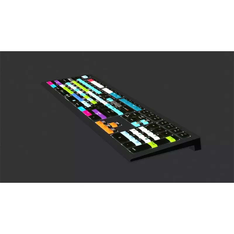 Logickeyboard Avid Media Composer Astra 2 -näppäimistö yleis USB QWERTY saksa harmaa
