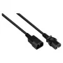 Good Connections IEC-laitevirtapistoke – kuumalaitevirtapistoke C14 C15 musta 5m