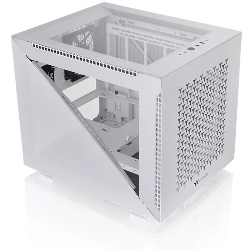 PC-kotelo Thermaltake Divider 200 TG Air Snow Micro Tower valkoinen