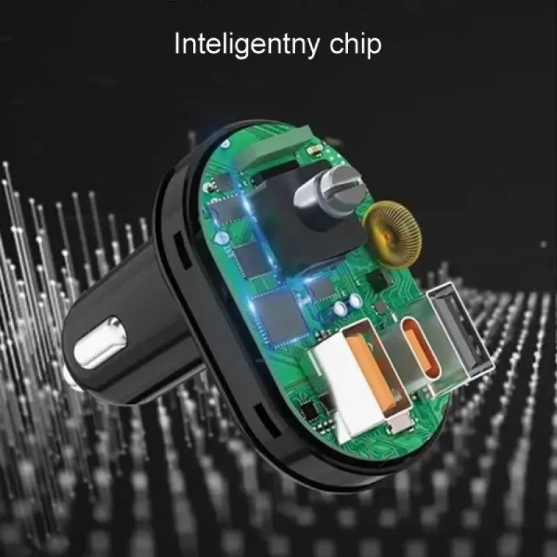 Kaiutinpuhelin Awei C-843 Bluetooth 5.0 FM-lähettimellä, USB- ja USB-C-liitännöillä