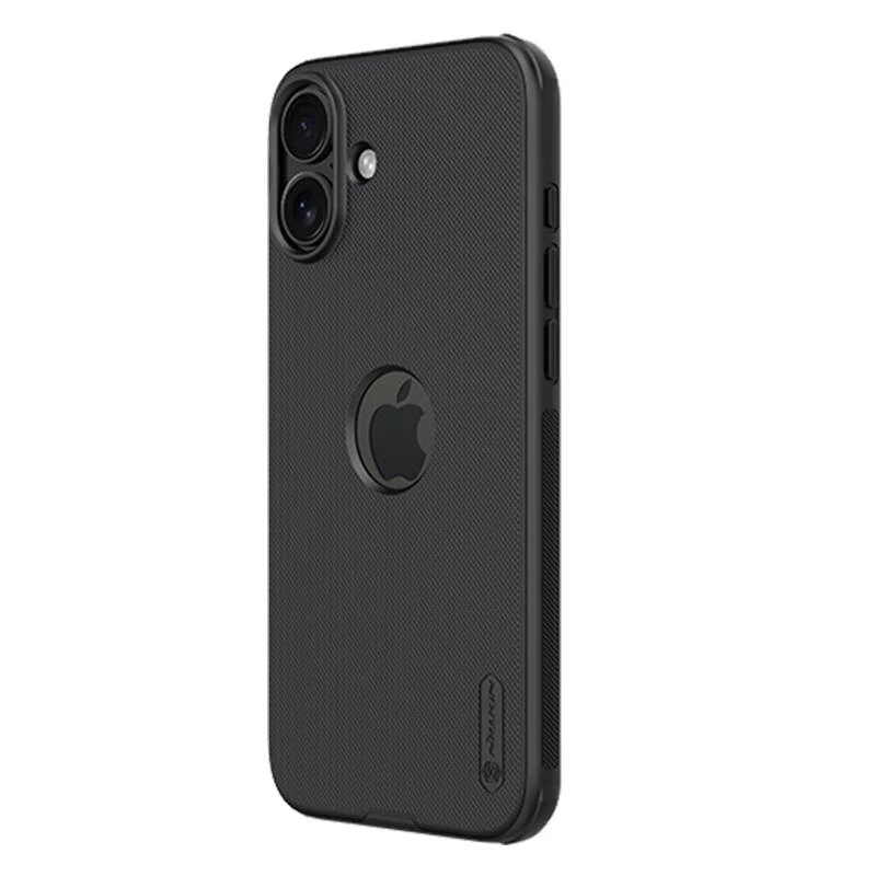Suojakotelo Nillkin iPhone 16 Plus Super Frosted Pro — musta, ohut kova kuori