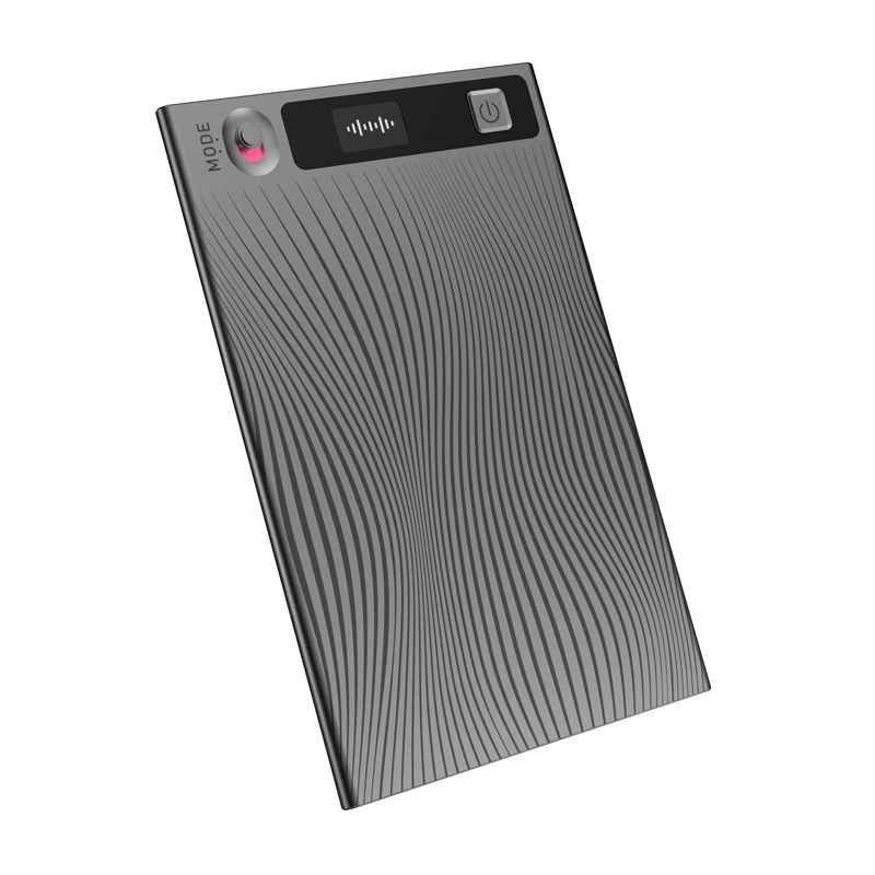 Sanelukone Mobvoi TicNote harmaa 16 GB muistilla, kompakti digitaalinen sanelukone