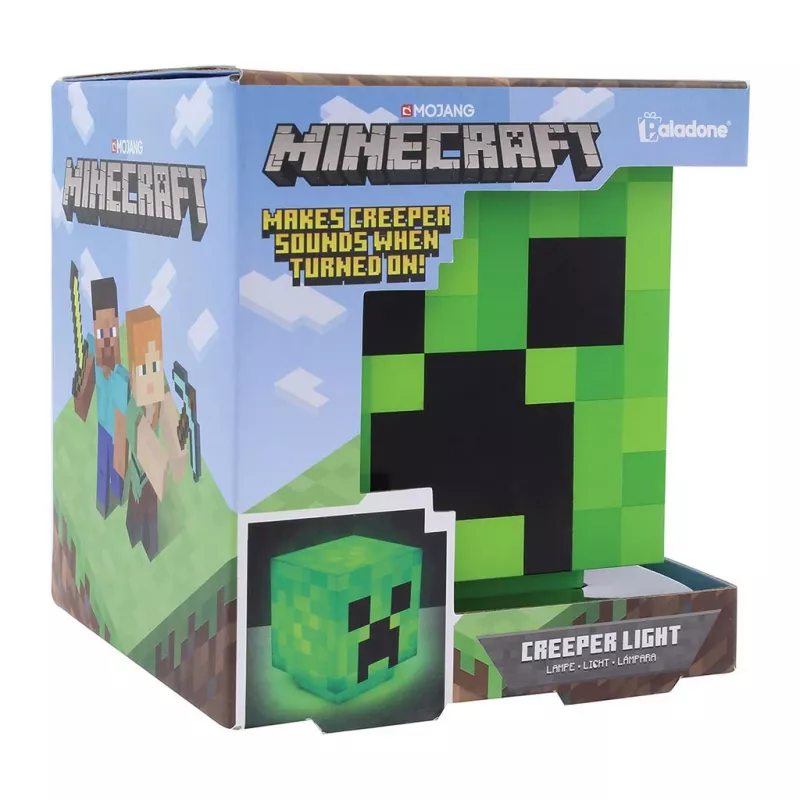 Paladone Minecraft Creeper 3D-muotoilu valaisin PP6595MCFV3 — pöytä-/riippuvalaisin