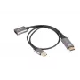 Adapteri HDMI(M)-DisplayPort(F) 4K 20 AD-HD-DP-0