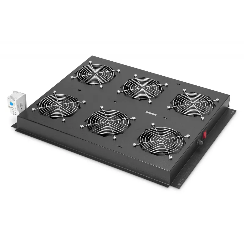 Digitus DN-19 FAN-6-SRV-B tuote musta