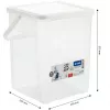 Rotho Basic 9 L muovinen pesuainepullo malli 1770101100RP, valkoinen, kansi, ripustusreikä