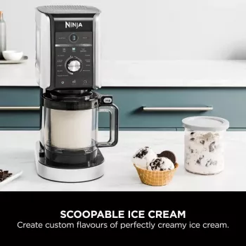 Ninja Creami Deluxe NC502CH, jäätelö- ja jääkone, musta
