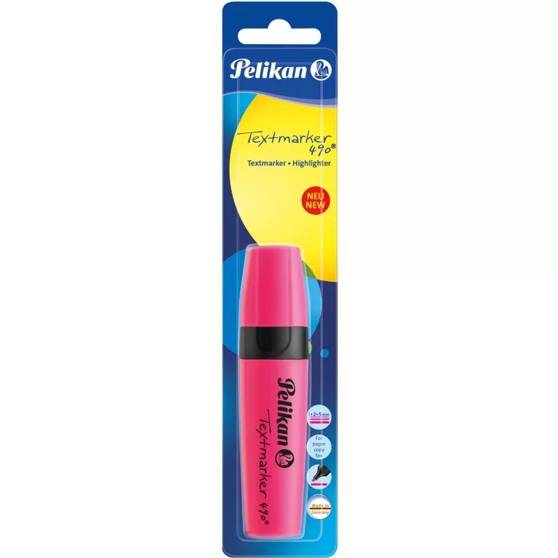 Tekstimerkki Pelikan 490 pinkki