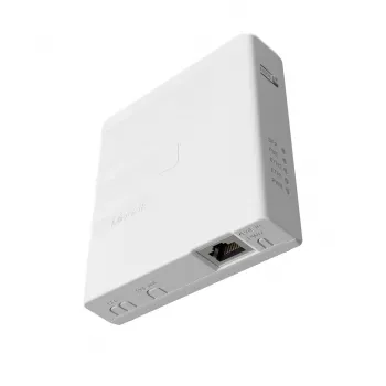 MikroTik GPEN21 PoE-injektori SFP:llä, Gigabit Ethernet (10/100/1000 Mbit/s), 12–57 V DC:n tulo, valkoinen