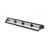 Patch-paneeli 1U LANBERG PPUA-1024-B, 24 porttia, Cat6a, U/UTP, 1U rack, syvyys 102 mm, metalli, musta