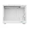 Tietokonekotelo DeepCool CH160 PLUS WH Small Form Factor valkoinen, microATX, karkaistu lasi, USB-C