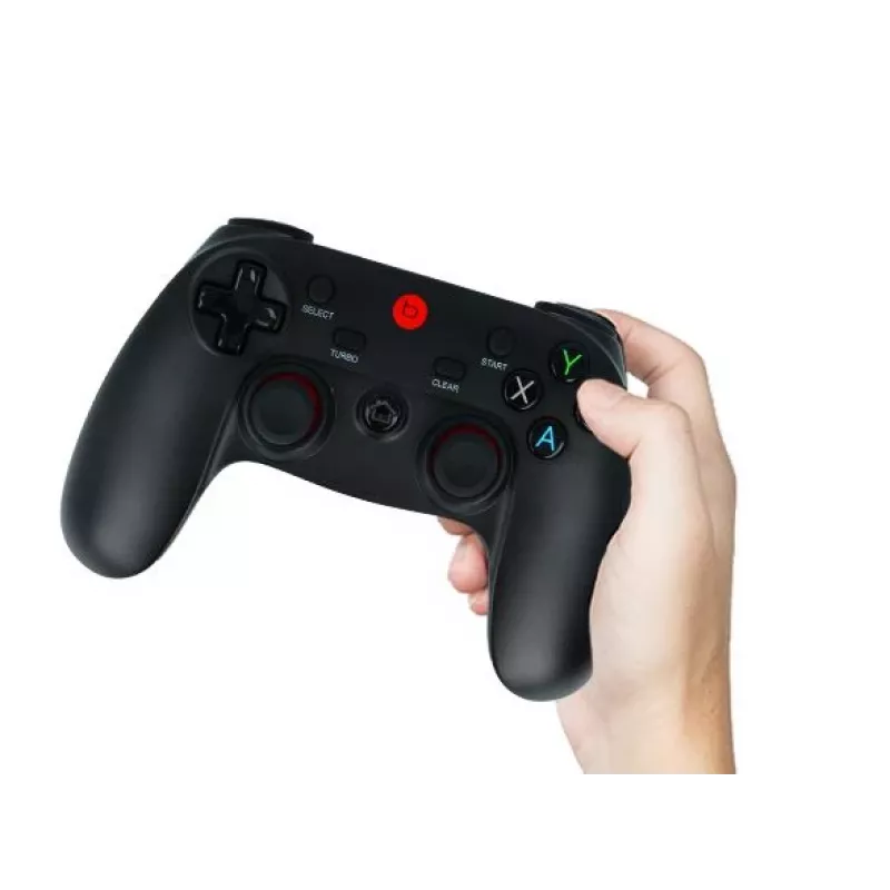 Langaton peliohjain TechBite Flix — Bluetooth, ergonominen muotoilu, ladattava