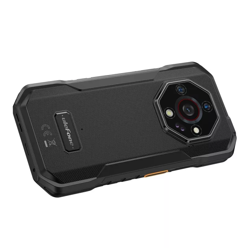 Ulefone Armor X32 UF-AX32/BK älypuhelin, 5,65 tuumaa, 6 GB RAM, 128 GB, Android 14, 5500 mAh, Future Black