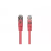 Lanberg PCF6-20CC-0100-R Cat.6 F/UTP -patch-kaapeli, 10 kpl:n pakkaus, 1 m, punainen