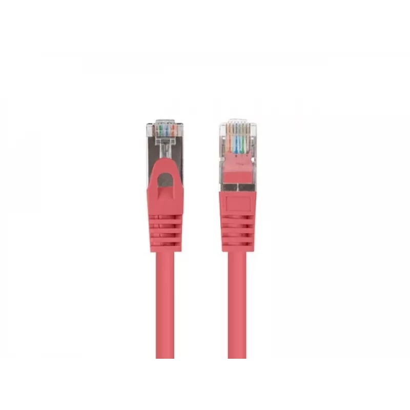 Lanberg PCF6-20CC-0100-R Cat.6 F/UTP -patch-kaapeli, 10 kpl:n pakkaus, 1 m, punainen