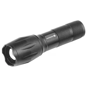Taskulamppu everActive FL600 — 600 lm, 10 W, alumiinikotelo, IPX4, 130 mm, 3×AAA, punainen