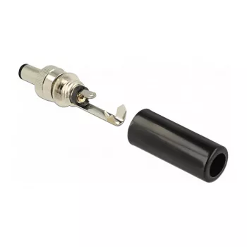 DeLOCK 89915 DC-pistoke 5,5 x 2,1 mm, 12 mm, juotettava, 2 A