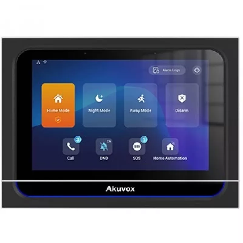 Smart Home -keskusyksikkö Akuvox X933H musta 7 tuuman kosketusnäyttö