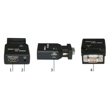 Microconnect MC-CONMVGAHM videosignaalimuunnin