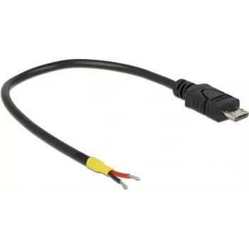 USB-kaapeli DeLOCK 0,15 m Micro-USB B musta