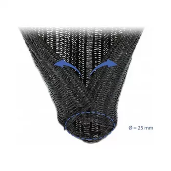 Punosputki DeLOCK 18920 5 m x 25 mm musta